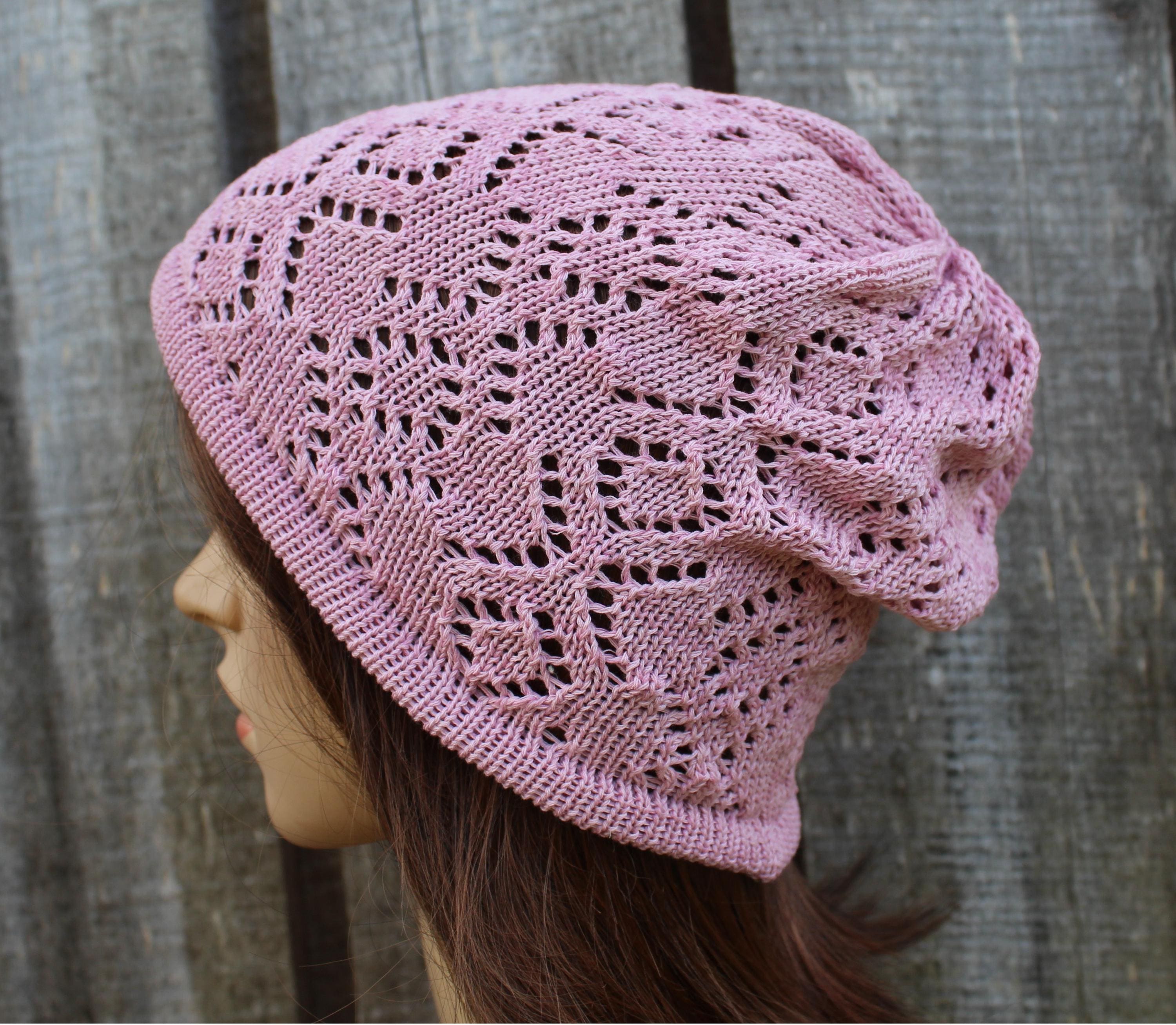 Knitting Breathable Cotton Summer Hat