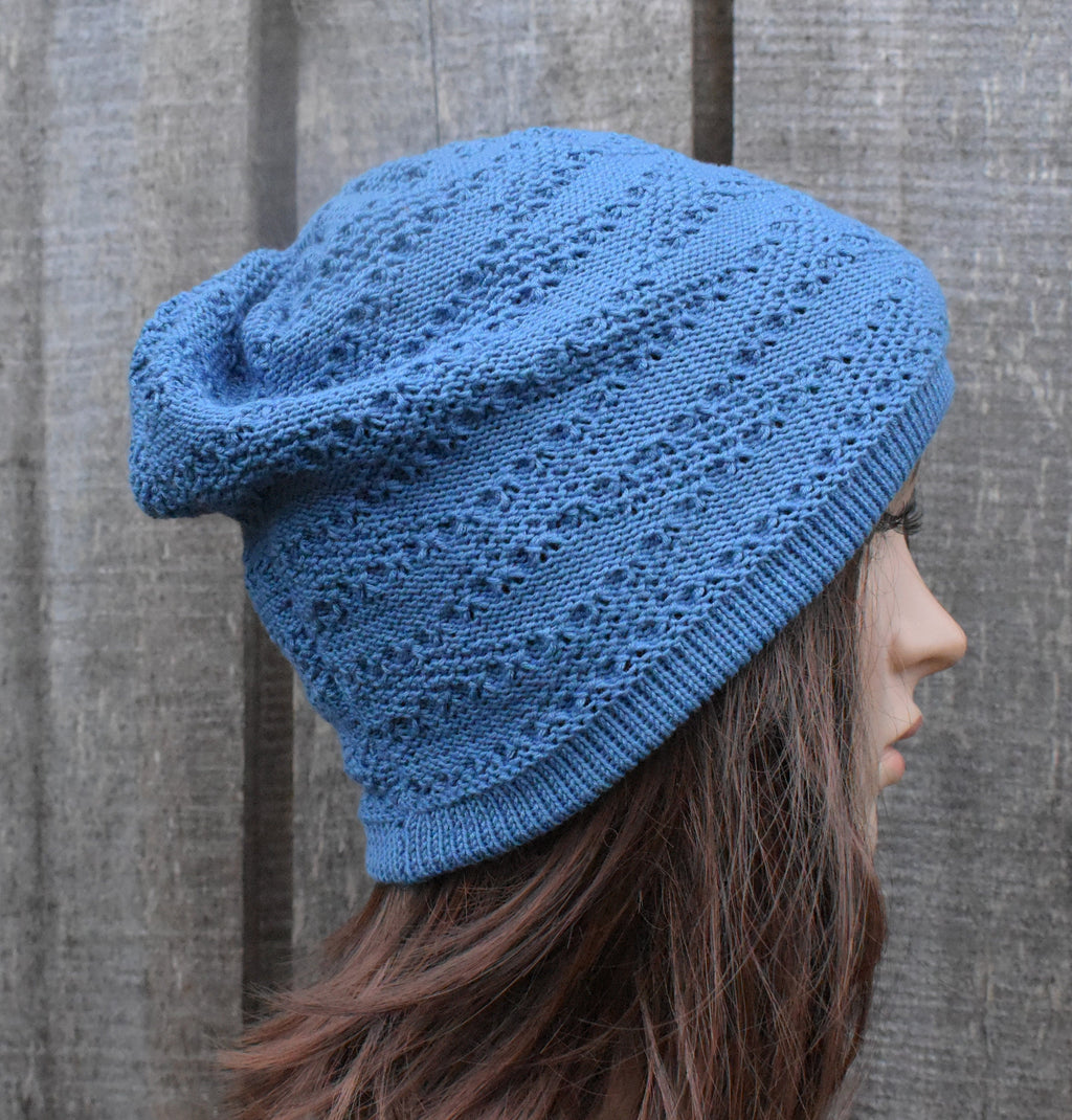 Knitted Cotton Summer Hat: Women's Beanie, Machine Washable