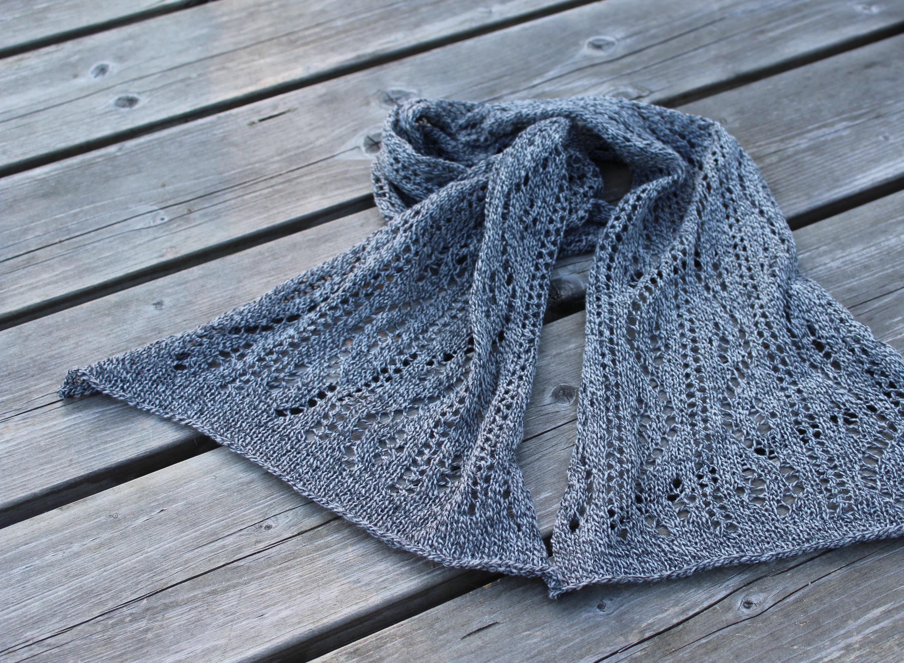 gestrickter leichter Sommer-Spitzenschal aus Baumwolle, Wickeltuch für Damen oder Herren