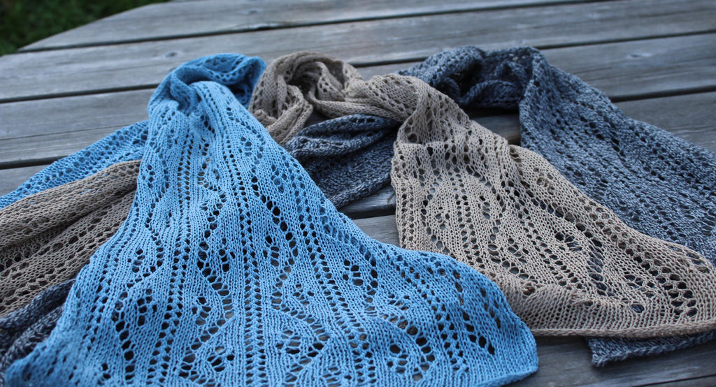 gestrickter leichter Sommer-Spitzenschal aus Baumwolle, Wickeltuch für Damen oder Herren