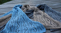 gestrickter leichter Sommer-Spitzenschal aus Baumwolle, Wickeltuch für Damen oder Herren