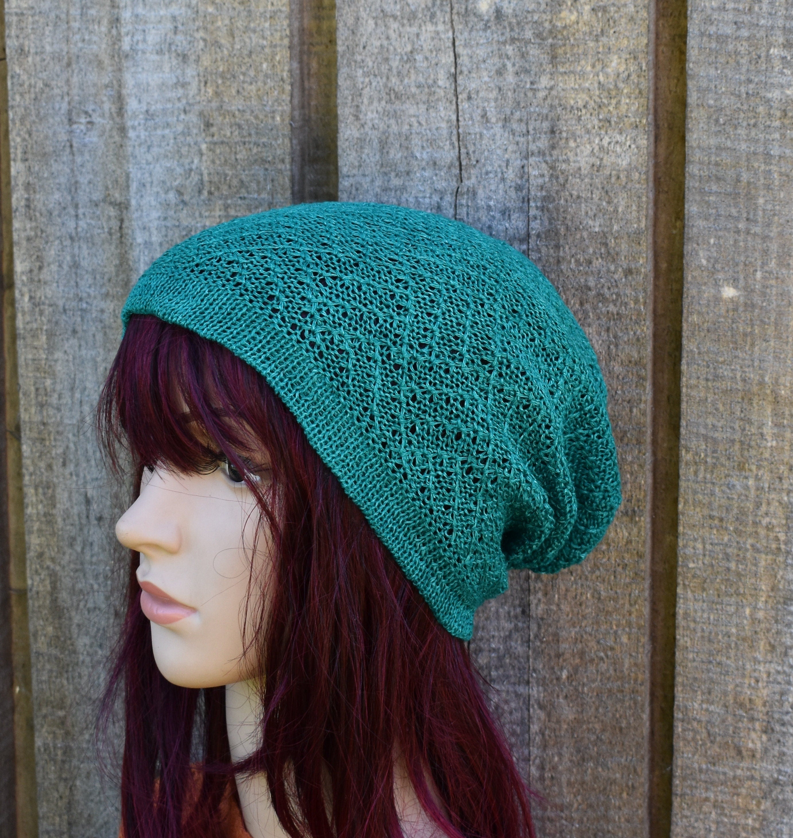 Knitted Linen Summer Hat | Breathable Lace Beanie for Men & Women