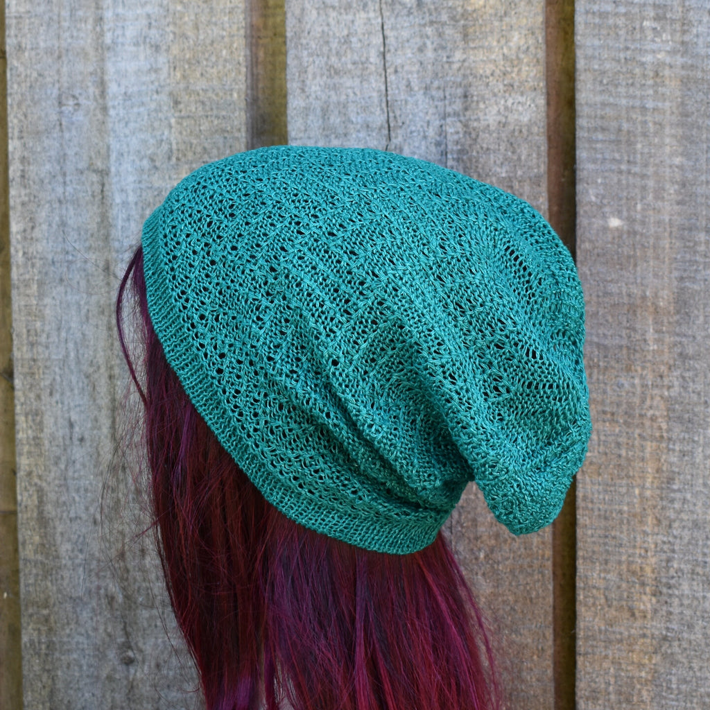 Knitted Linen Summer Hat | Breathable Lace Beanie for Men & Women