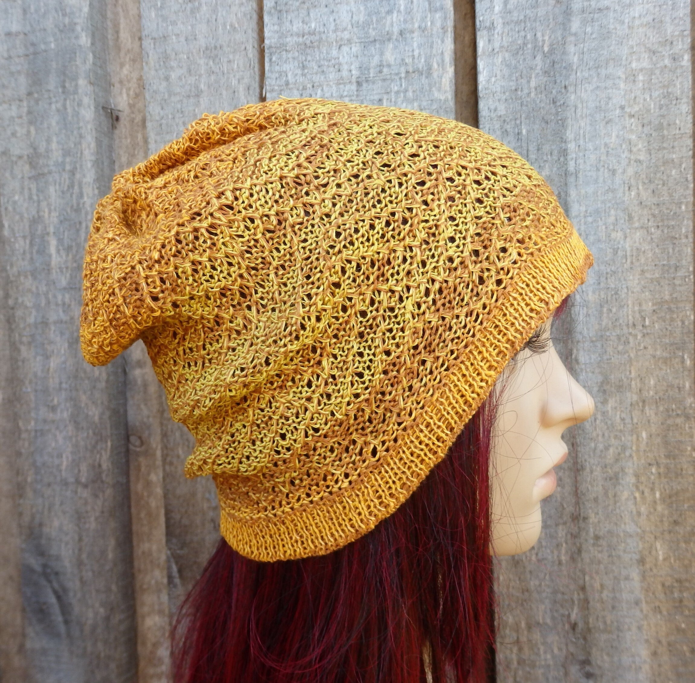 Knitted Linen Summer Hat | Breathable Lace Beanie for Men & Women