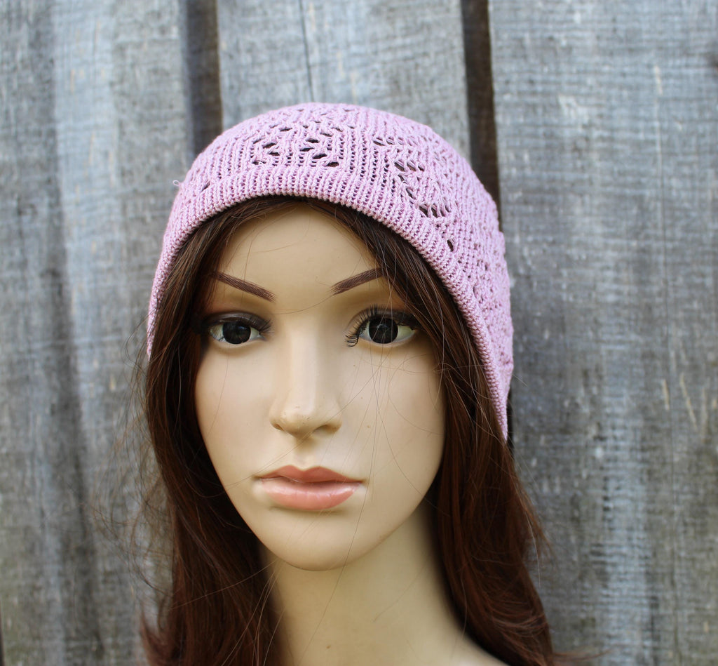 Knitting Breathable Cotton Summer Hat