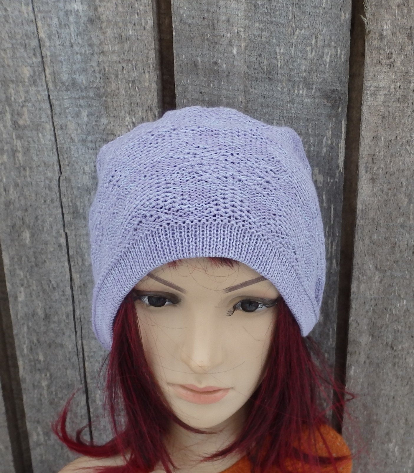 knit black cotton hat, knitted thin lace summer hat