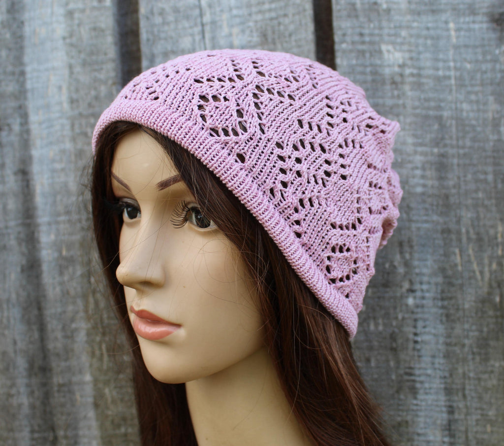 Knitting Breathable Cotton Summer Hat