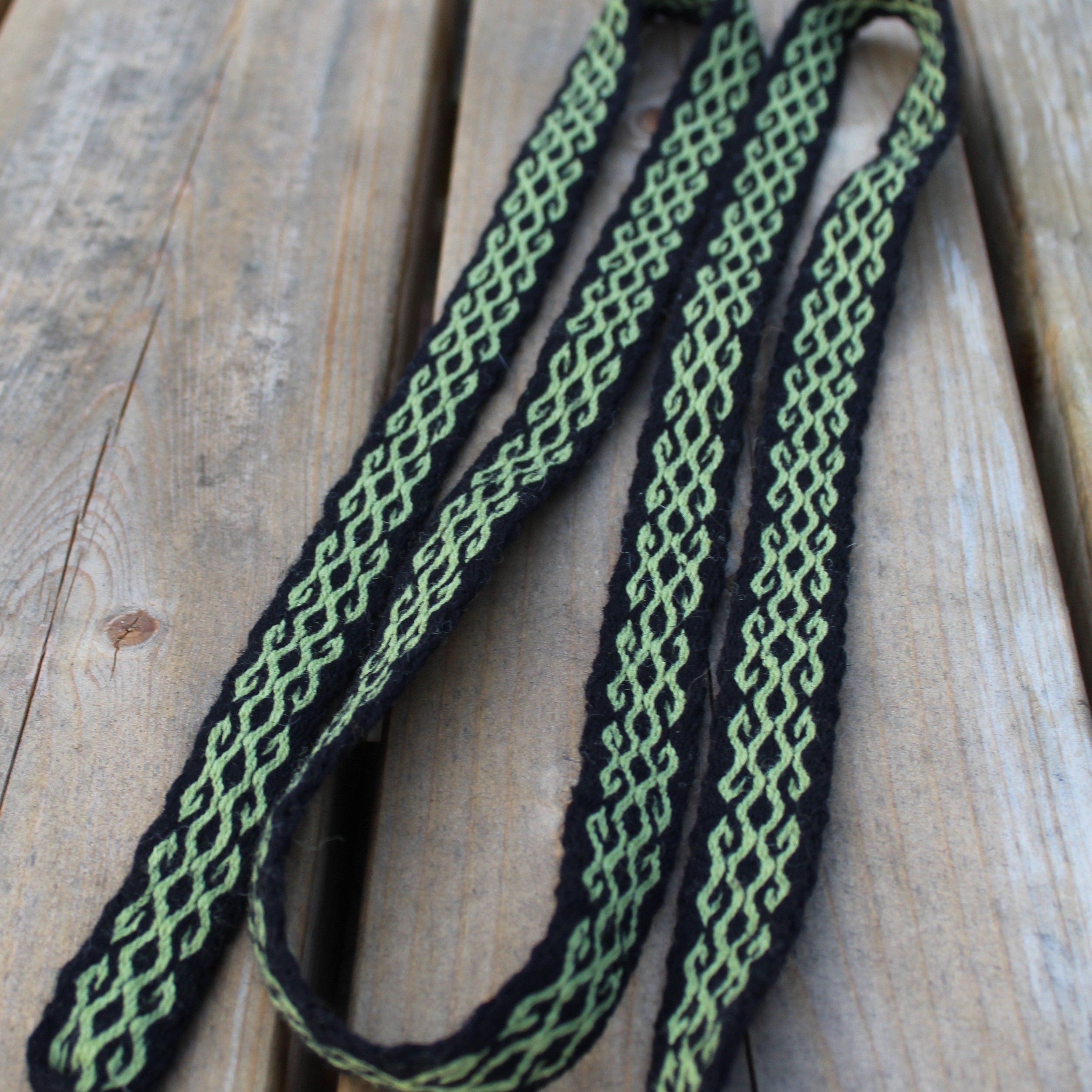 tablet weaving wool belt