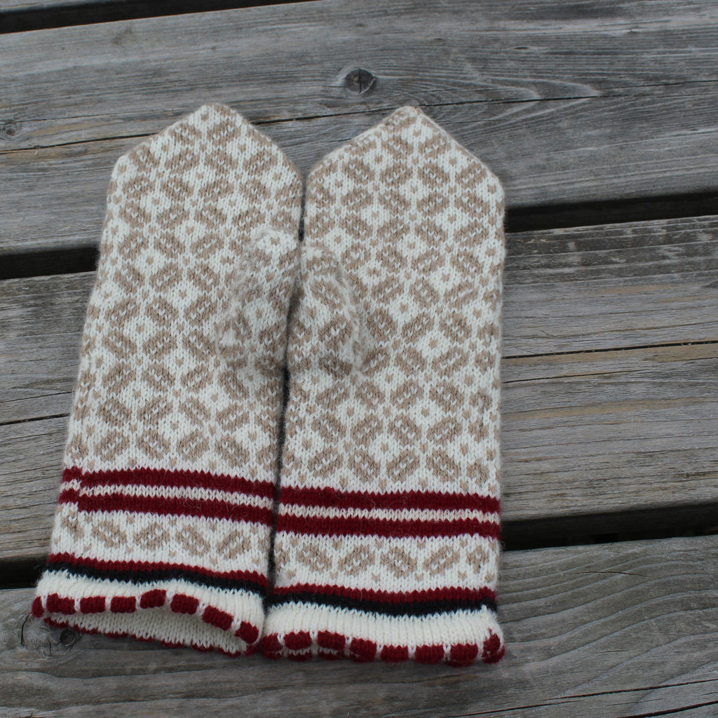 fair isle mittens