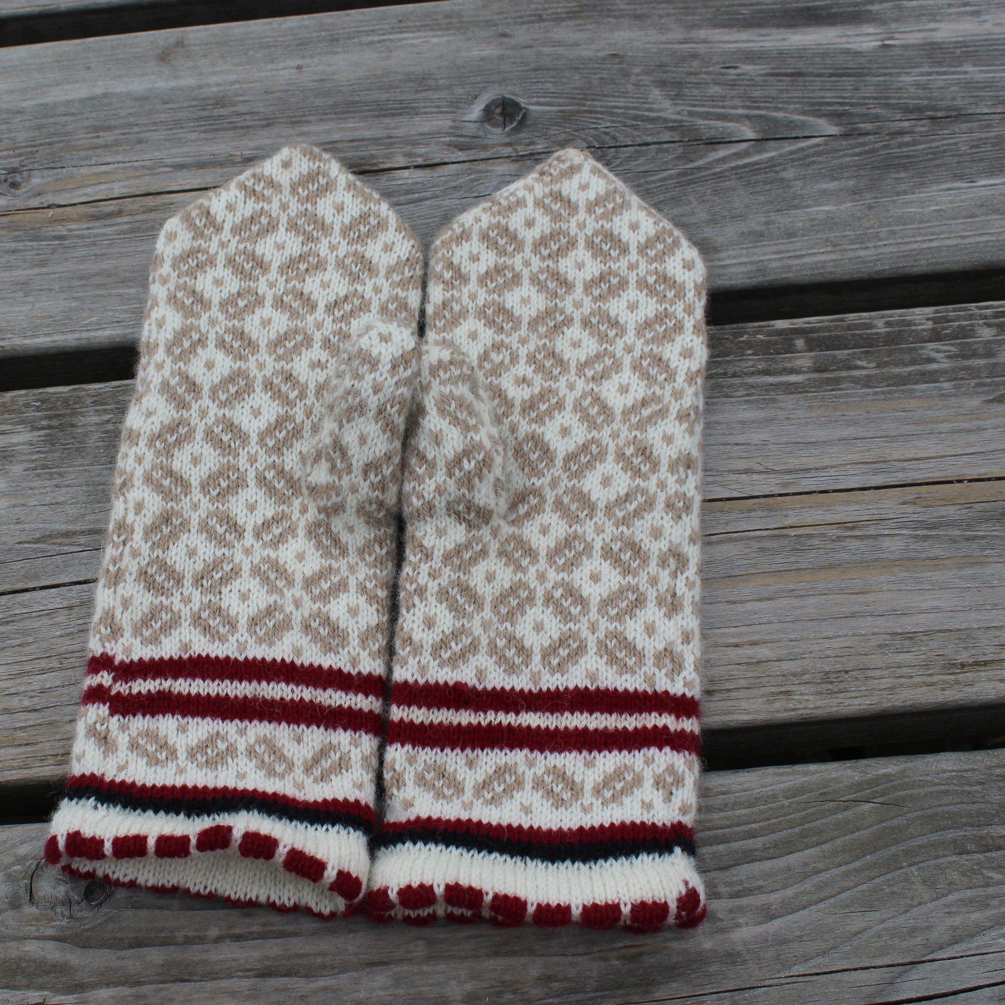 fair isle mittens
