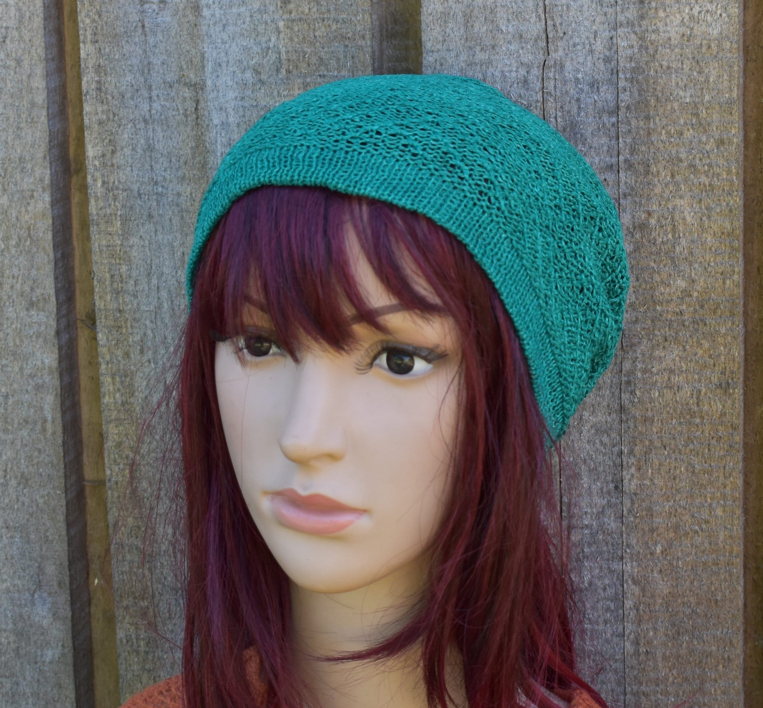 Knitted Linen Summer Hat | Breathable Lace Beanie for Men & Women