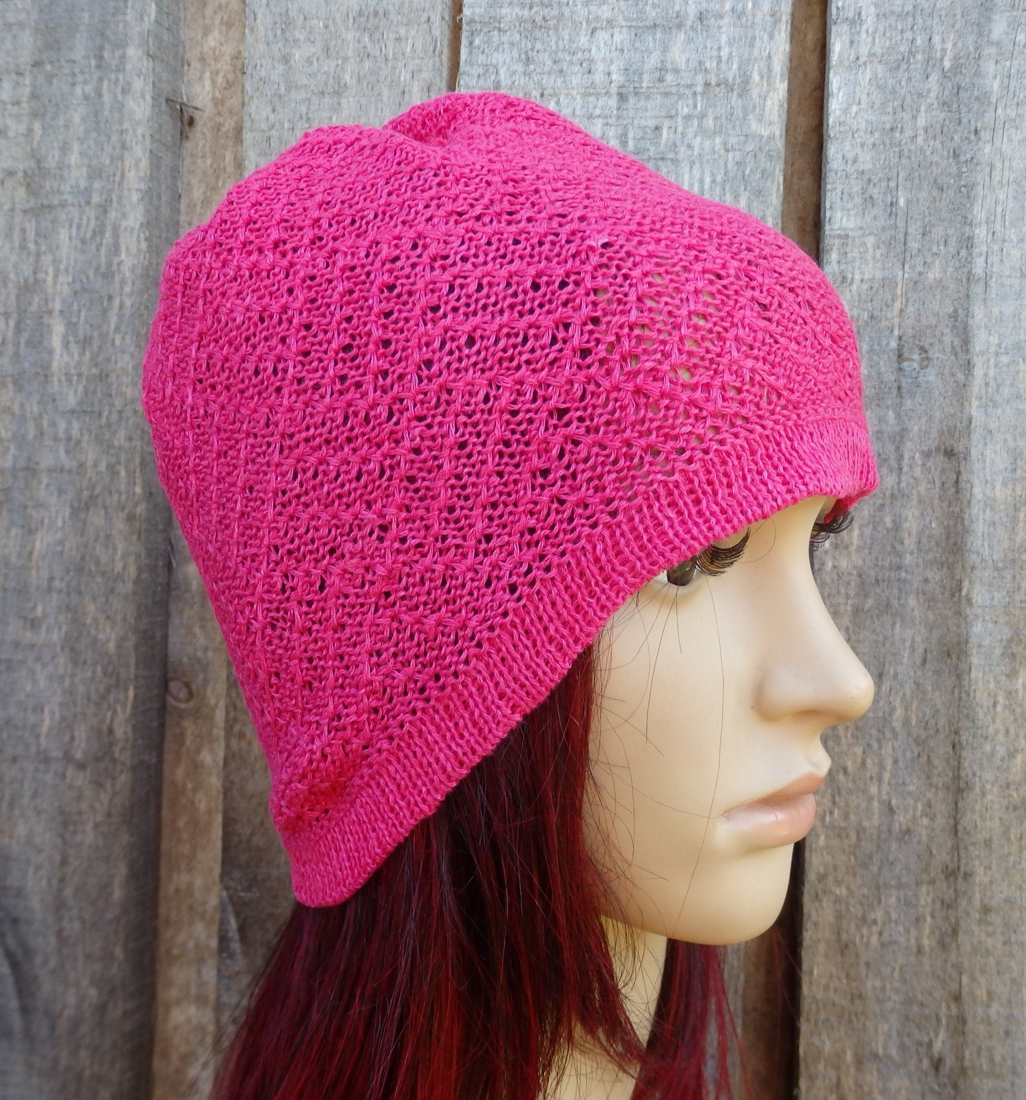 Knitted Linen Summer Hat | Breathable Lace Beanie for Men & Women