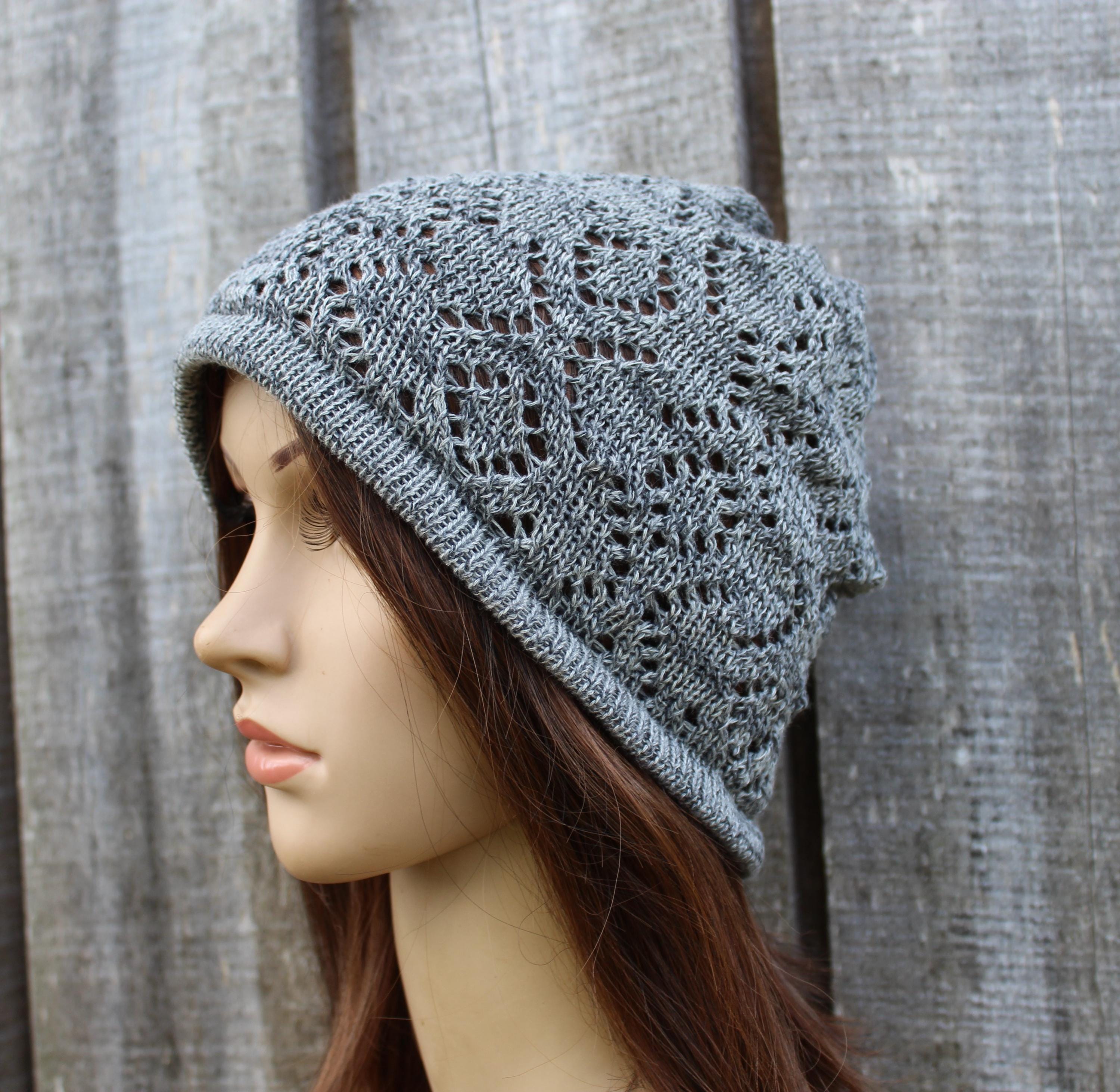 Knitting Breathable Cotton Summer Hat