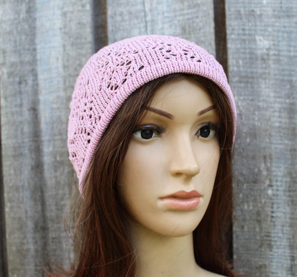 Knitting Breathable Cotton Summer Hat
