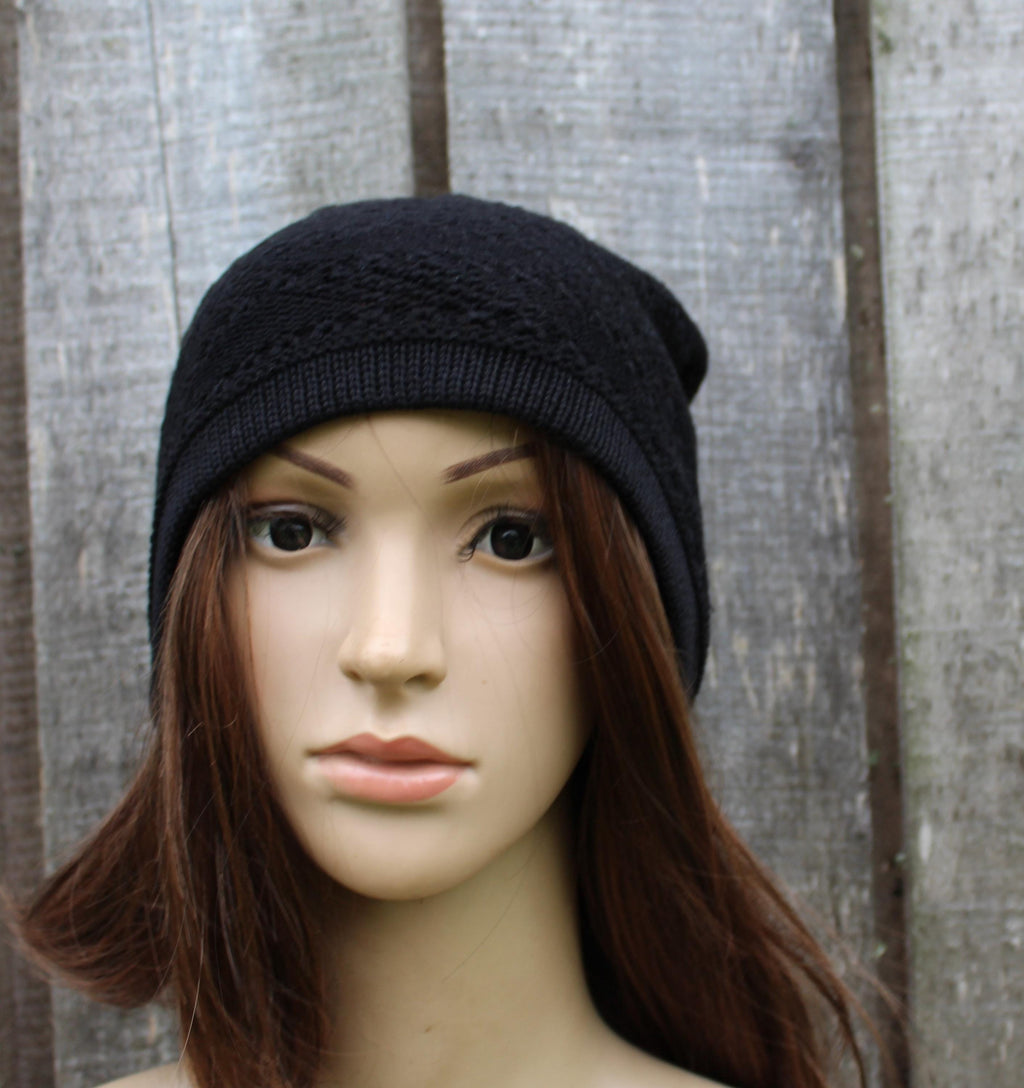 Knitted Cotton Summer Hat: Women's Beanie, Machine Washable