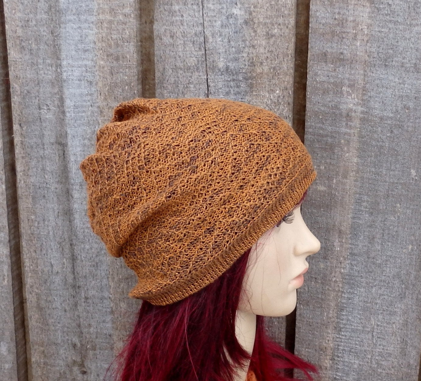 Knit Linen Beanie: Lightweight Summer Flax Hat