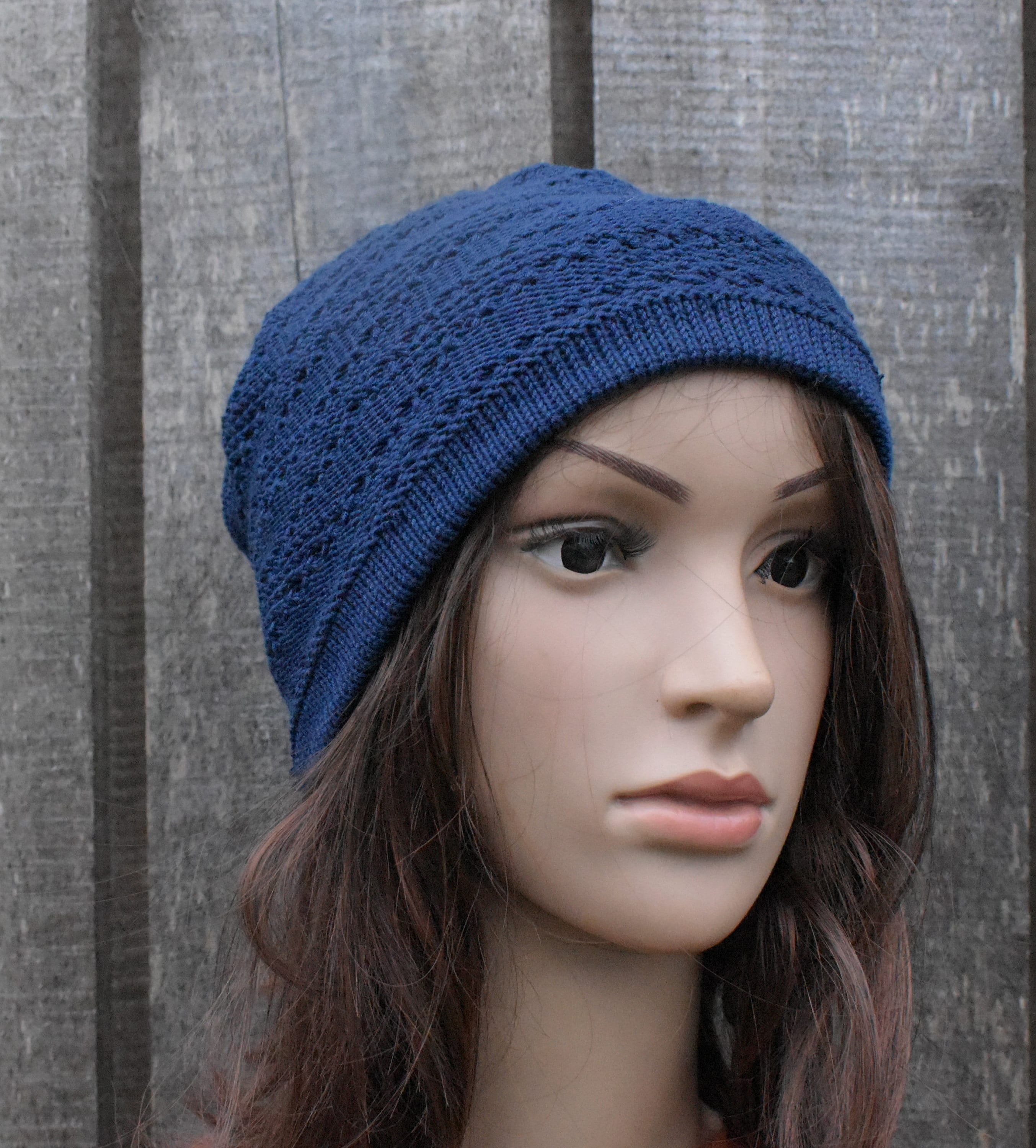 Knitted Cotton Summer Hat: Women's Beanie, Machine Washable