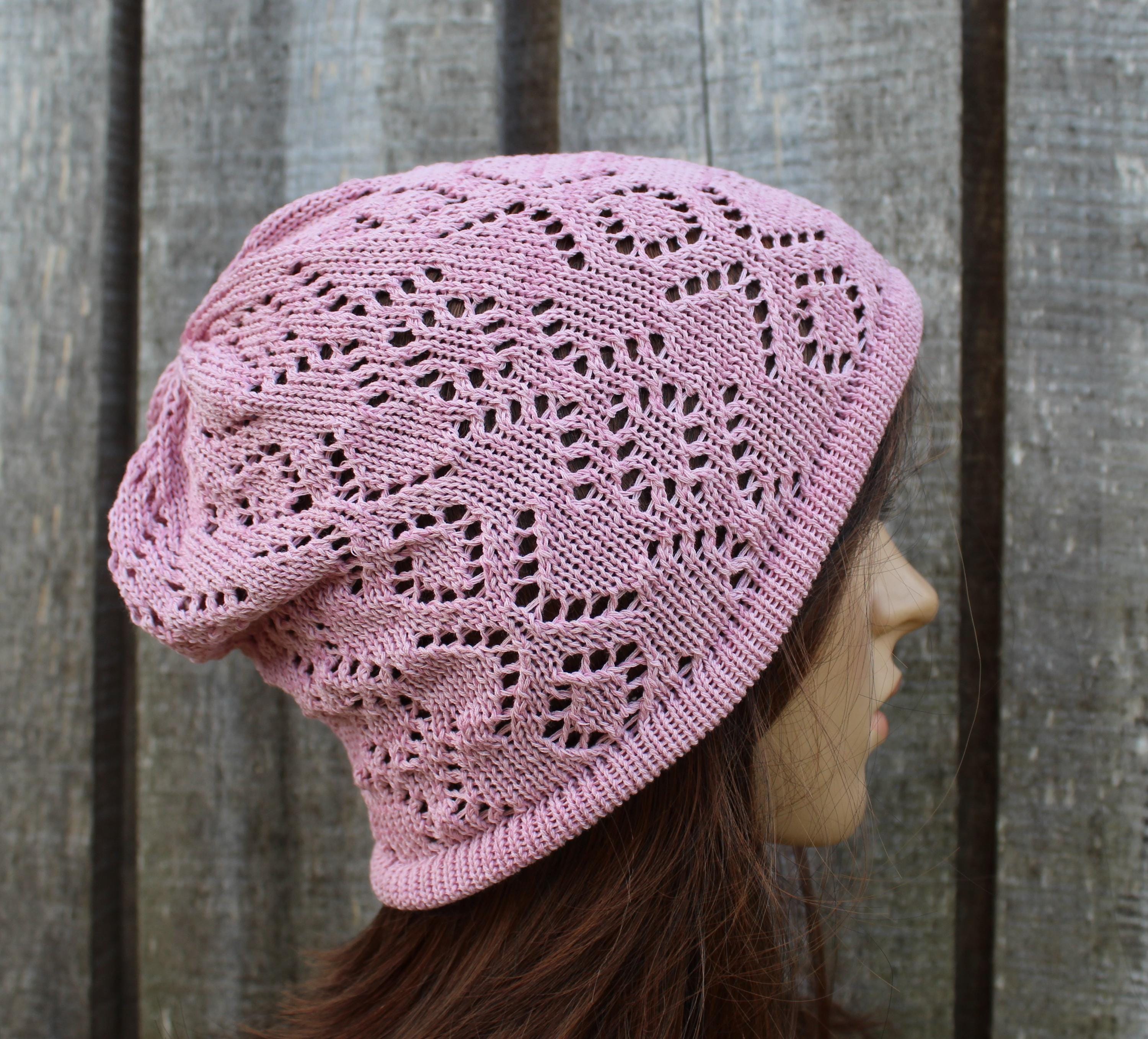 Knitting Breathable Cotton Summer Hat